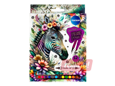 Flomāsteri Centrum, ART, divpusēji, 12 krāsas