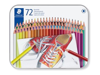 Krāsainie zīmuļi Staedtler 175, metāla kastē, 72 gab.