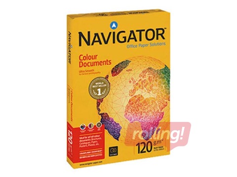 Papīrs Navigator Colour Documents, A4, 120 g/m2, 250 loksnes