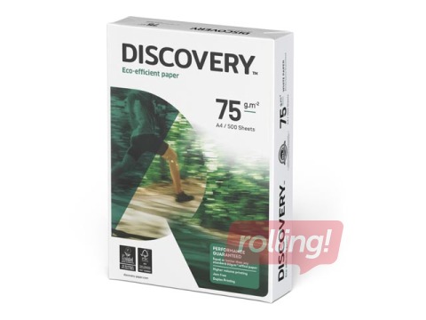 Papīrs Discovery,  A4, 75 g/m2, 500 loksnes