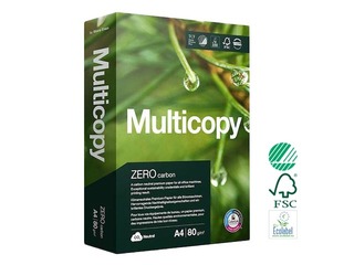 Papīrs MultiCopy Zero, A4, 80 g/m2, 500 loksnes