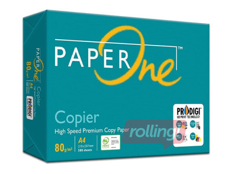 Papīrs Paper One Copier, A4, 80 g/m2, 500 loksnes