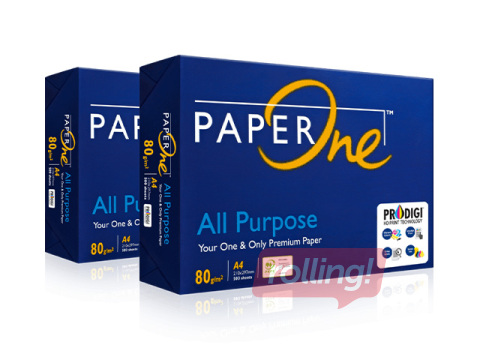 Papīrs Paper One, All Purpose, A4, 80g/m2, 500 loksnes