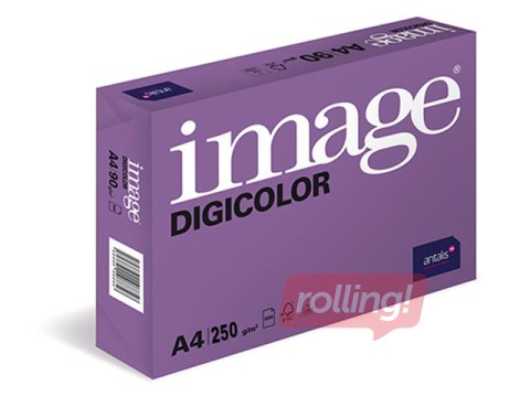 Papīrs Image Digicolor, A4, 250 g/m2, 250 loksnes
