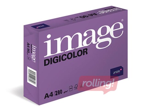 Papīrs Image Digicolor, A4, 280 g/m2, 125 loksnes