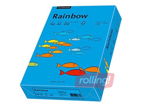 Papīrs Rainbow 88, A4, spilgti zils, 80g/m², 500 loksnes