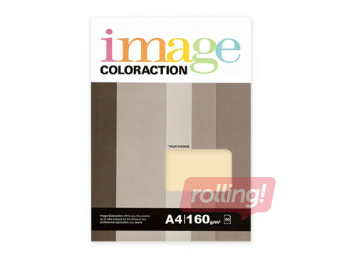 Papīrs Image Coloraction, A4, 160 g/m2, 50 loksnes, Dune / Pale Cream
