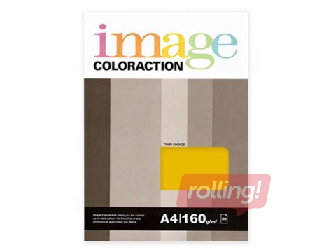 Papīrs Image Coloraction, A4, 160g/m2, 50 loksnes, Sevilla / Dark Yellow