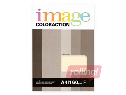 Papīrs Image Coloraction 54, A4, brūni dzeltens, 80g/m², 50 loksnes