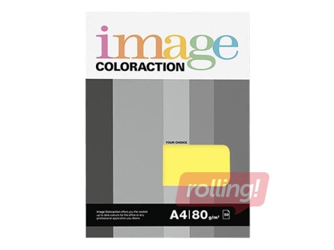 Papīrs Image Coloraction, A4, 80 g/m2, 50 loksnes, Desert / Pale Yellow