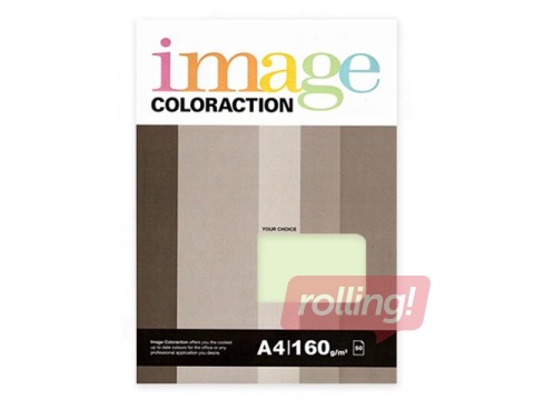Бумага Image Coloraction 61, A4, светло-зелёная, 80г/м², 50 листов