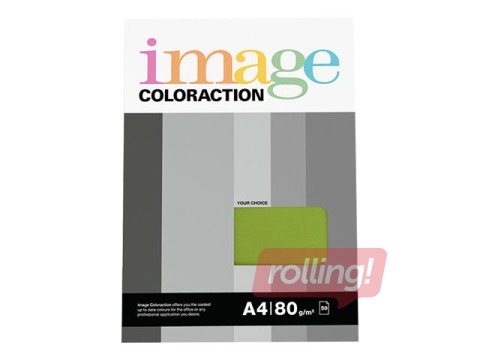 Papīrs Image Coloraction, A4, 80 g/m2, 50 loksnes, Dublin / Deep Green