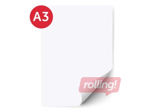 Kartons balts, A3, 240g/m², 10 loksnes