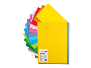 Aplikāciju papīrs Happy Color  A4, divpusīgs, 200 lapas, dažādās krāsās