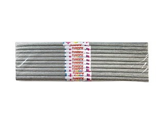 Crepe paper Happy Color, 50x200 cm, 10 rolls, silver