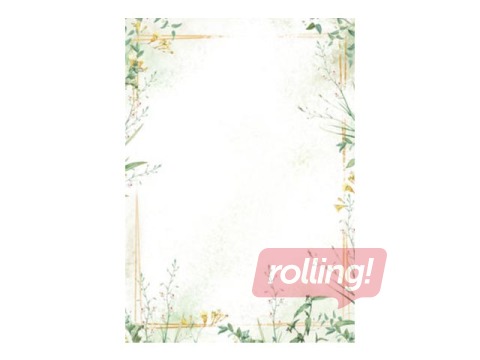 Dizaina papīrs Meadow Sheet, A4, 100g/m², 50 loksnes