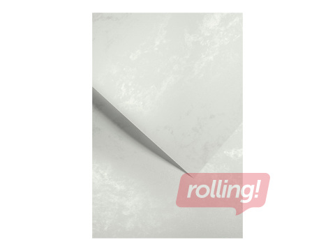 Dizaina papīrs Marble silver, A4, 220g/m2, 20 loksnes