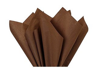 Dekoratiivne siidipaber Chocolate 243, 18 g/m2, 50 x 75 cm, 24 lehte