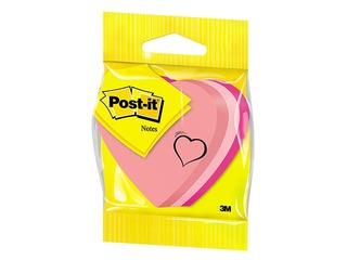 Līmlapiņu kubs Post-it Heart, 3 kr., 225 lp