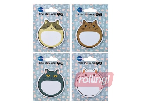 Līmlapiņu komplekts Cute Cat, 75x81mm, 30 lapiņas
