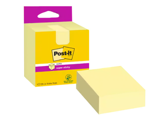 Līmlapiņas Post-it Super Sticky Canary, 76x76mm, 270l., kanārijdzeltenas