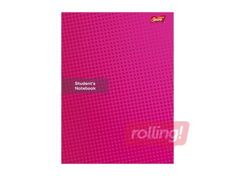 Klade Unipap A5, Students Notebook, līniju, rozā, 60 lapas