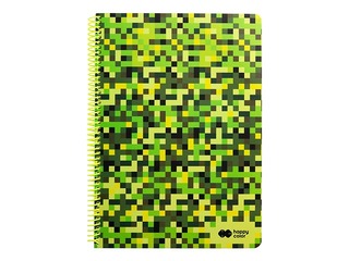 Klade Happy Color B5, Pixi rūtiņu,80 lapas, zaļa