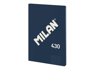 Klade mīkstos vākos Milan, A4, rūtiņu, zila, 48 lapas