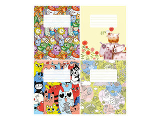 Burtnīca rūtiņu, 12 lapas