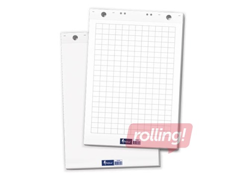 Papīra bloks Flipchart Forpus, 60g, 60 x 85 cm, 20 lapas, balts 