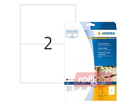 Transparent labels Herma Special, A4, 210x148 mm, 25 sheets
