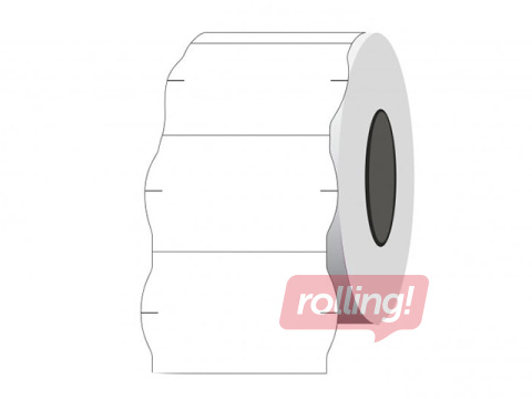 Marķēšanas uzlīmes 26x16mm, ar vieglu līmi, baltas