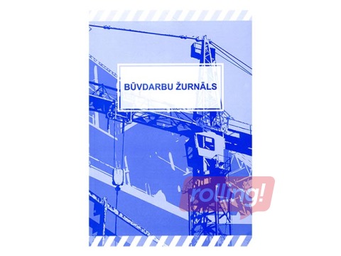 Būvdarbu žurnāls, A4, 124lpp.