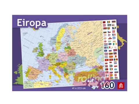 Puzle Eiropas politiskā karte, 160 gab.
