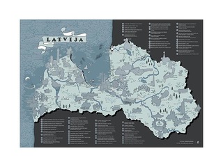 Kasāmkarte “Latvija. Vis-vis-vietas”