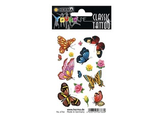 Tetovējumi uzlīmes Tauriņi