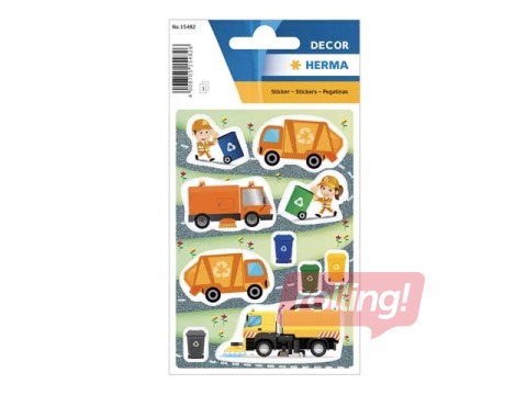 Uzlīmes Herma Decor Rubbish man