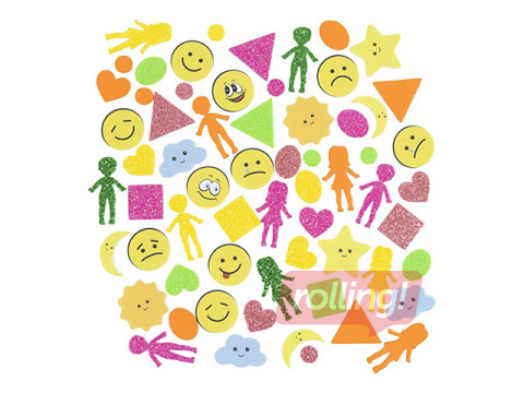 Uzlīmes Foam - Geometry, People, Weather, Smileys