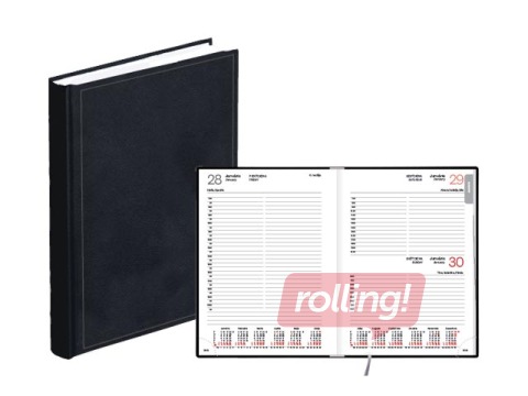 Diary Manager, A5, balacron, black