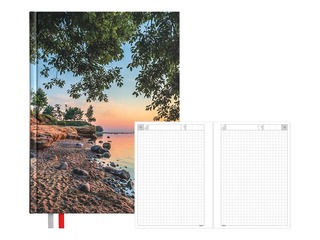 Dienasgrāmata - piezīmju bloks, 134 x 184 mm, Sunset