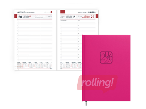 Dienasgrāmata Business Classic, A5, aveņu sarkana