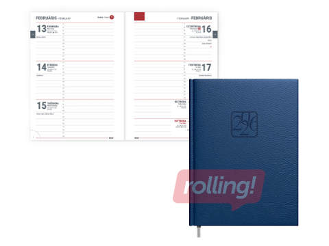 Dienasgrāmata Tempo Nedēļa, tumši zila