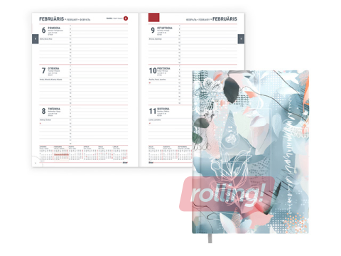 Dienasgrāmata Assistant Design, Aura, A5