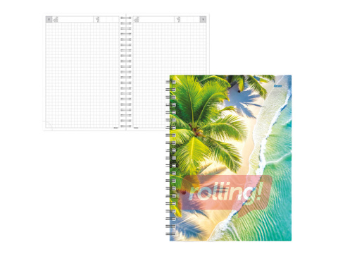 Dienasgrāmata - piezīmju bloks, Tempo Spiral, rūtiņu, Holiday