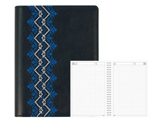 Dienasgrāmata - piezīmju bloks, A5 Pattern, zils