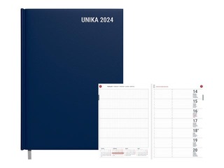 Dienasgrāmata Unika, A5, tumši zila