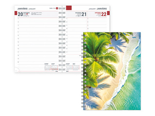 Dienasgrāmata Tempo Spiral Design Diena, Holiday