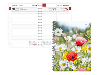 Dienasgrāmata Tempo Spiral Design Diena, Summer Vibe