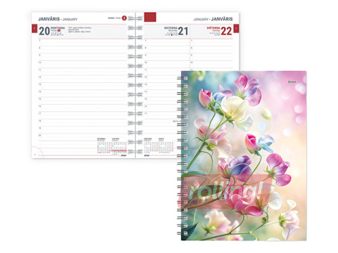 Dienasgrāmata Tempo Spiral Design Diena, Morning kiss