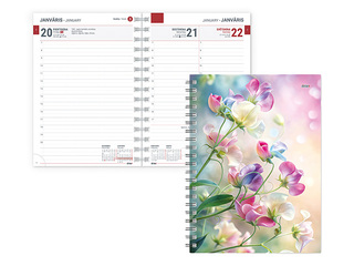 Dienasgrāmata Tempo Spiral Design Diena, Morning kiss